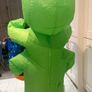 Inflatable alien costume for adults one size Image 2