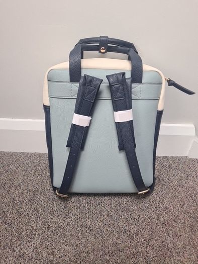 brand new leather feel backpack handbag