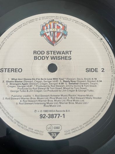 Rod Stewart- Body Wishes