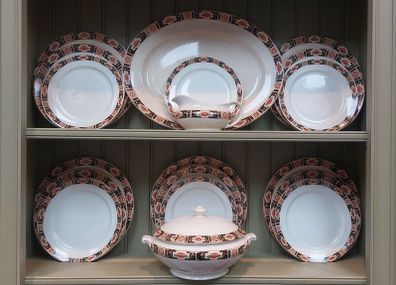 Amazing and Rare Arklow Pottery-Avoca Ware in Pattern Number 878, From the Very Early Days of Arklow Potterys Production, Circa 1936, Mixed Used Condition, Display Only