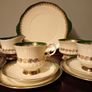 Very Rare Beautiful Vintage Elizabethan with Green and Gold Pattern. Image 3