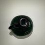 Antique Hand Blown Green Glass Onion Jug with Rough Pontil Base Image 5