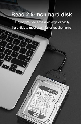 USB 3.1 (Type-C & Type-A) to SATA 3.0 (5Gbps) Converter Adapter Cable for 2.5" SATA HDD/SSD (Brand New/Warranty)