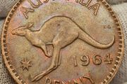 Australia 1964 1d Penny Coin Beautiful Uncirculated Toned