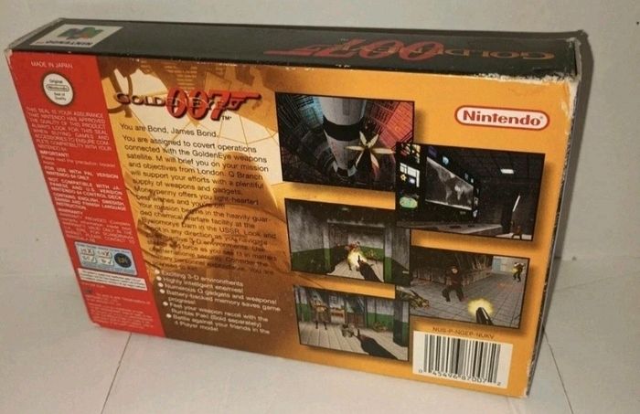 N64 | Goldeneye 007 | Nus-p-ngep-nukv | Pal | Boxed | Nintendo 64