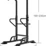 NEW SALE | Power Tower Adjustable Height Pull Up & Dip Station Multi-Function Home Strength Training Fitness Workout Image 4