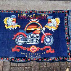 Harley Davidson Wall Hanging Cloth Art