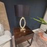 2 x industrial style wooden bedside lockers Image 2