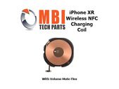 iPhone XR Replacement Wireless Charging Coil NFC QI Antenna With Volume Cable