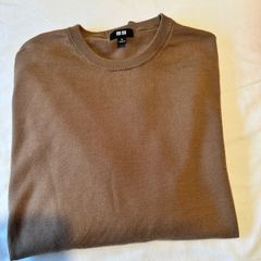 uniqlo jumper tan medium