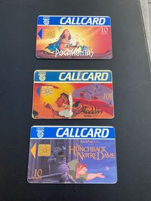 Disney Telecom Eireann callcards from the 90's