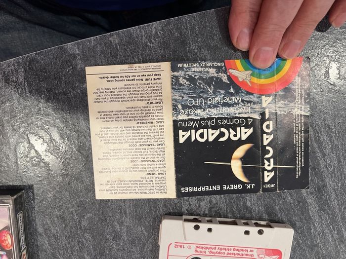RARE 1982 ZX Spectrum Arcadia (J.K. Greye Enterprises) - Mint Condition Misprint Variant