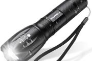 LED Torch 2000 Lumens Gifts for Men Dad Kids, Zoomable Torches Led Super Bright Flashlight, Powerful Torches Battery Powered Water Resistant 5 Modes Mini Tactical Torch for Camping Xmas Gifts
