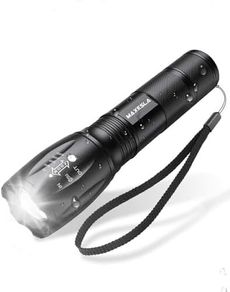 LED Torch 2000 Lumens Gifts for Men Dad Kids, Zoomable Torches Led Super Bright Flashlight, Powerful Torches Battery Powered Water Resistant 5 Modes Mini Tactical Torch for Camping Xmas Gifts