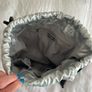 Aldo Silver Drawstring Bag Image 5