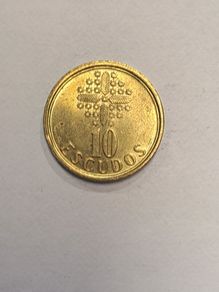 Portugal 10 escudos coin
