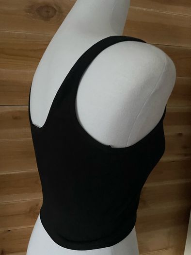 Womens top Stella McCartney bralette cropped black vest size S
