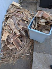 Kindling fire wood