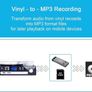 FREE EXPRESS SHIPPING Vinyl Record Player, Bluetooth Turntable with Stereo Speakers, Turntable for Vinyl to MP3 with Cassette Play, AM/FM Radio, Remote Control, USB/SD Encoding, 3.5mm Music Output Jack Image 3