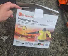 Hand held steam cleaner