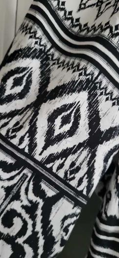 F&F Monochrome Aztec Summer Dress Sz 16UK