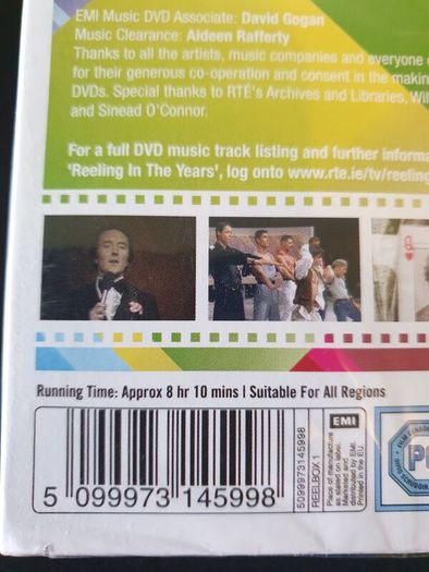 Reeling in the Years Decades RTE DVD 70s 80s 90s Irish Ireland Television TV
