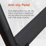 Aluminum Telescoping Ladder, 2.9M/9.5FT Portable Extension Ladder with 2 Detachable Hooks Extendable Folding Anti-Slip Loft Ladder with Certificate EN 131, Black Image 8