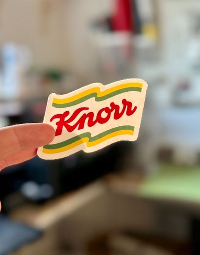 Knorr Retro Glossy Stickers 2-Pack