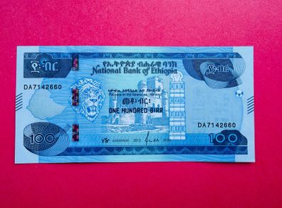 Ethiopia  100 Birr  2012 - 2020  PICK  55a ( Uncirculated )