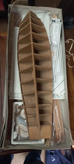 Antique Harvey 1847 Baltimore Clipper Model ship kit