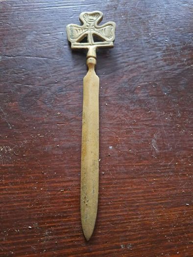 Brass letter opener