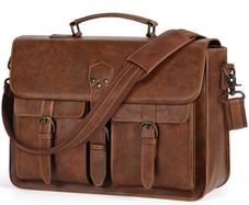 Mens Brown laptop bag
