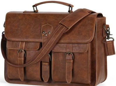 Mens Brown laptop bag