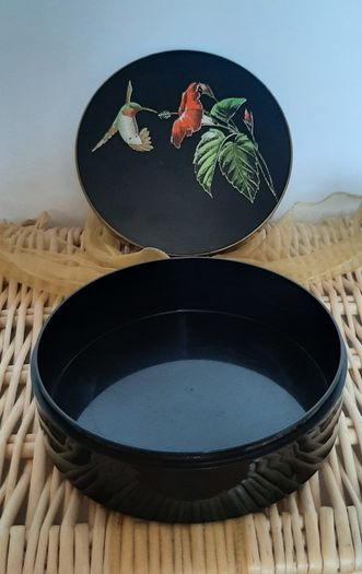 Vintage 1960's Otagiri Japan Lidded Trinket Box