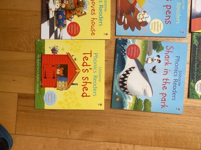First Phonics Readers Usborne and Ladybird 17 book bundle