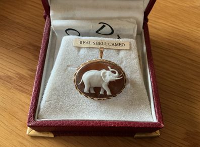 New 9ct Solid Gold Unusual Brooch / Pendant