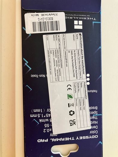Thermal right thermal pad 1.5mm