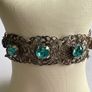 Rare Vintage Czech filigree Bracelet Image 5