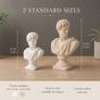 Apollo Bust 3D Printed Classical Decor, 12cm or 18cm Image 5