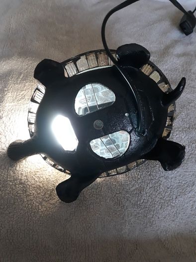 Table turtle glass lamp