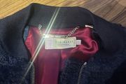 Ted Baker navy teddy coat /M