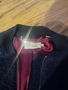 Ted Baker navy teddy coat /M