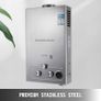 Instant Tankless Water Heater 16L Stainless Steel Natural Gas Instant Electric Tankless Heaters Shower Kit Image 2