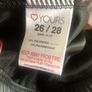 Yours leather effect trousers (size 26/28) Image 6