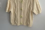 cardigan Bnwot statement lemon short sleeve cardigan size 12