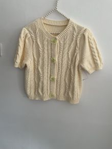 cardigan Bnwot statement lemon short sleeve cardigan size 12