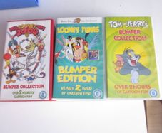 Bundle  Looney Tunes/ Tom&Jerry VHS Bumper Editions