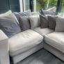 Grey Corner Sofa and Chair Image 3