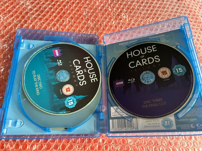 House of Cards Trilogy 3 disc Blu ray
