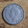 Great Britain UK 1950 One Shilling George VI English Crest Coin - free standard postage Image 2